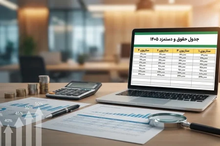جدول حقوق و دستمزد ۱۴۰۵؛ مبلغ دقیق افزایش حقوق کارگران و کارمندان جدول حقوق و دستمزد ۱۴۰۵؛ مبلغ دقیق افزایش حقوق کارگران و کارمندان